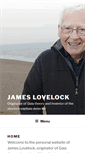 Mobile Screenshot of jameslovelock.org